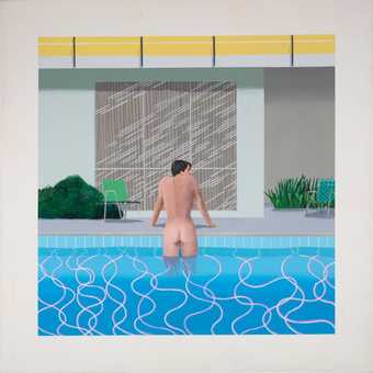 David Hockney Peter Getting Out of Nick's Pool 1966 Collection Walker Art Gallery, Liverpool © David Hockney Photo Credit: Richard Schmidt