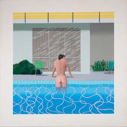 David Hockney, Peter Getting Out of Nick's Pool, 1966 Collection Walker Art Gallery, Liverpool © David Hockney Photo Credit: Richard Schmidt