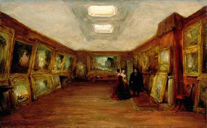 George Jones Interior of Turners Gallery circa 1852