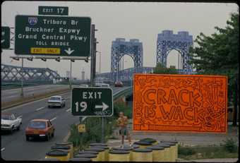 CRACK IS WACK mural