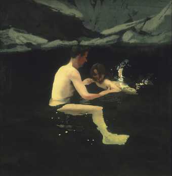 Michael Andrews, Melanie and Me Swimming 1978-9. Tate Purchased 1979