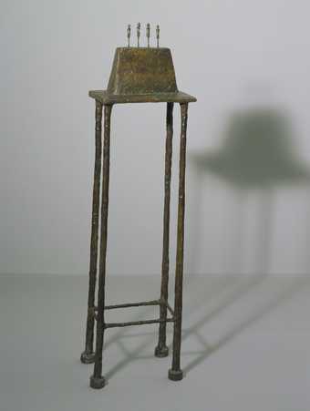 Alberto Giacometti Four Figurines on a Base 1950-1965