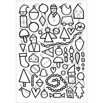 Image of Christmas cut-out shapes