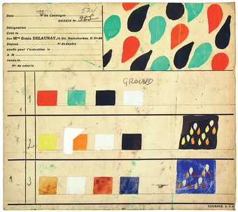Sonia Delaunay, Design 965, created for Metz & Co, 1930