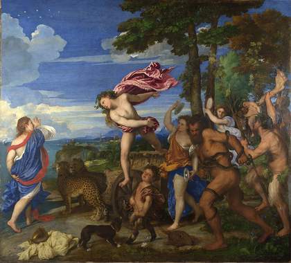 Titian Bacchus and Ariadne 1522–23
