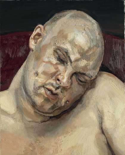 close up portrait painting of a man