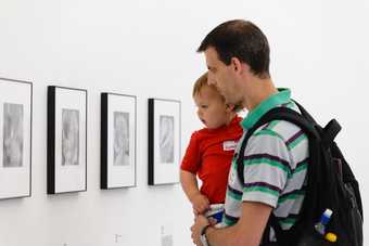 Photograph from a Baby Talk event at Tate St Ives 