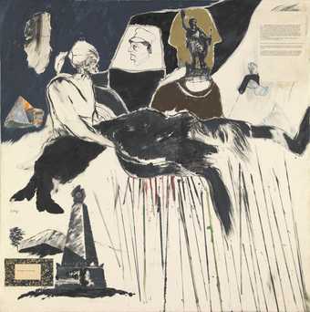 R.B. Kitaj, The Murder of Rosa Luxemburg 1960
