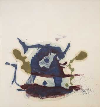 photograph of painting by Helen Frankenthaler