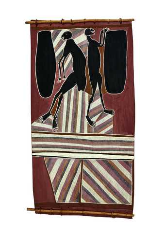 John Mawurndjul Ancestral Spirit Beings Collecting Honey 1985–87