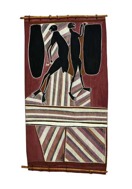 John Mawurndjul Ancestral Spirit Beings Collecting Honey 1985–87