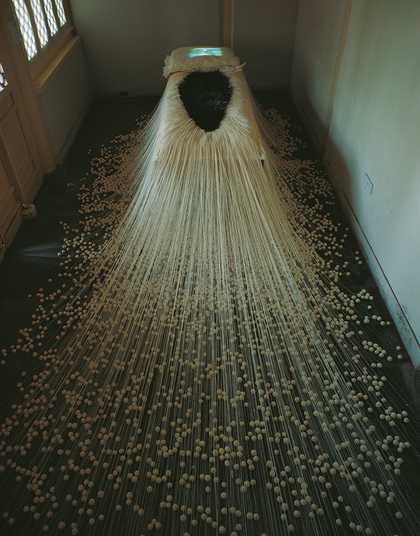 Lin Tianmiao, The Temptation of Saint Teresa 1994