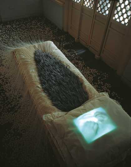 Lin Tianmiao, The Temptation of Saint Teresa 1994