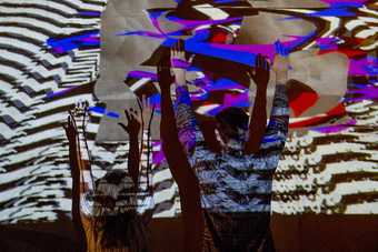 Audience members enjoying an installation at Late at Tate Britain: Disrupt, 2015. Photo © Diana Agunbiade-Kolawole
