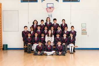 Photography of a year three class 