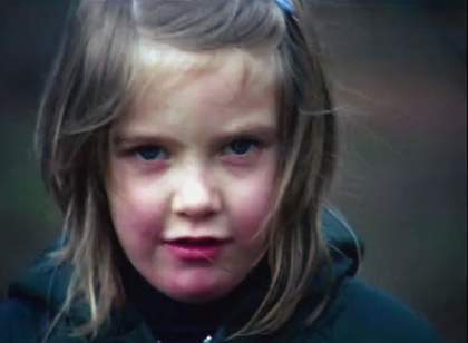 John Smith The Hut 1973 (film still) young girl