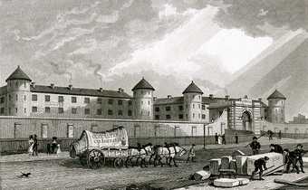 Engraving of the Millbank penitentiary