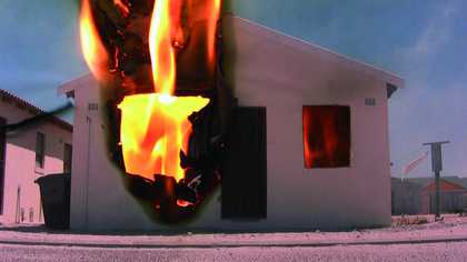 Berni Searle Seeking Refuge 2008  Video still © Berni Searle, courtesy the artist