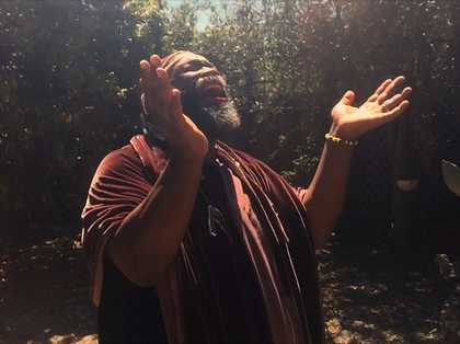 Fred Moten in Wu Tsang Girl Talk 2016 © the artist, Galerie Isabella Bortolozzi, Berlin