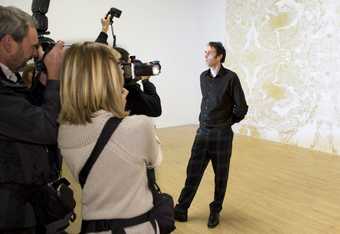 Richard Wright with his Turner Prize 2009 installation