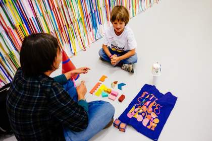 Tate Shapes Workshop at Tate St Ives led by Hannah Coulson