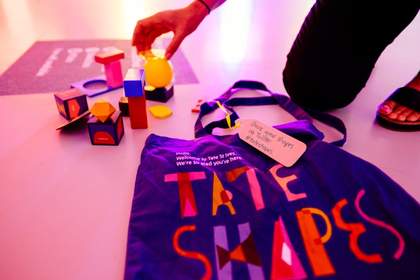 Tate Shapes Workshop at Tate St Ives led by Hannah Coulson