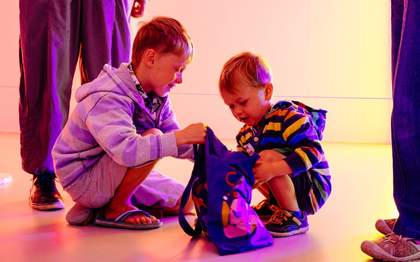 Tate Shapes Workshop at Tate St Ives led by Hannah Coulson