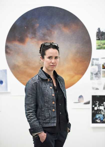 an image of Sarah Sze standing