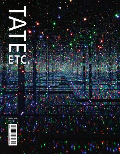 Tate Etc. cover featuring Yayoi Kusama's Infinity Mirrored Room – Filled with the Brilliance of Life
