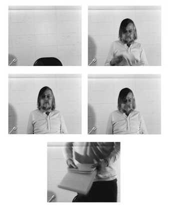 John Baldessari Stills from Baldessari Sings LeWitt 1972