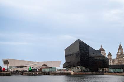 A photograph of RIBA along Liverpool's waterfront