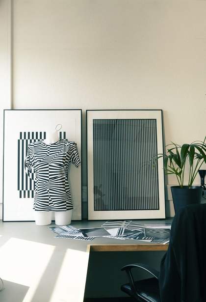 Screenprint designs and tshirt in Patternity studio