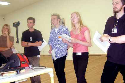 Fig.1 The first day of training