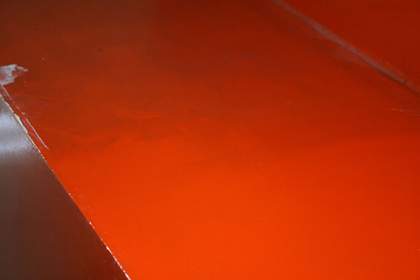 One surface of the red box element during cleaning. Philip King, Call