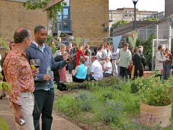 Tate Modern community garden opening