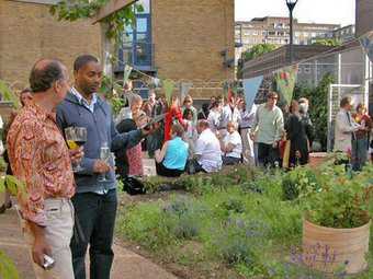 A photograph of people at a local community event at Tate 