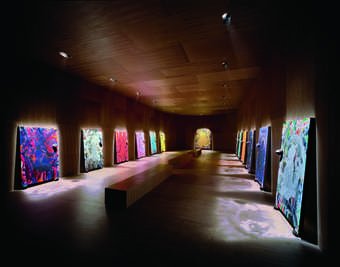 Chris Ofili The Upper Room (Installation, Victoria Miro Gallery, June 2002) 1999–2002