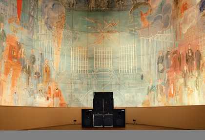 ​Salle Techno, 1994, Label Salle Techno, Musée d'art moderne Paris, Colourbox - Music Of The Band (1982-1987), designed & compiled by Wolfgang Tillmans.