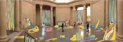 Adam James and Hamish McPherson_Visualisation for Door, Monkey, Clock