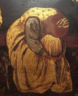 Fig.30 Edward Burne-Jones Chant d’Amour (detail), part of his decoration of a piano made by Frederick Priestley and given as a wedding present to Georgiana Burne-Jones in 1860 Victoria and Albert Museum, London