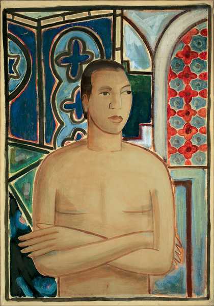 Image of Wifredo Lam's painting Self-Portrait, II 1938