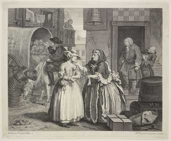 William Hogarth from A Harlot's Progress 1733 Royal Collection Trust / © Her Majesty Queen Elizabeth II 2021