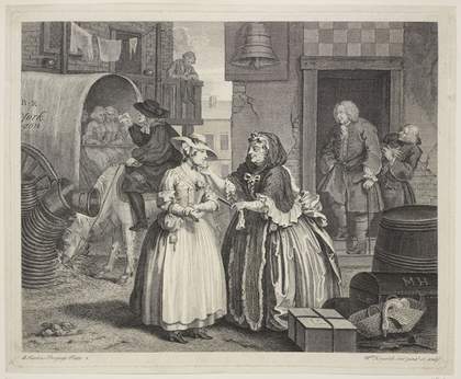 William Hogarth from A Harlot's Progress 1733 Royal Collection Trust / © Her Majesty Queen Elizabeth II 2021