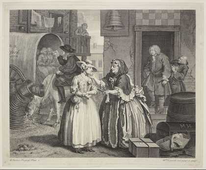 William Hogarth from A Harlot's Progress 1733 Royal Collection Trust / © Her Majesty Queen Elizabeth II 2021