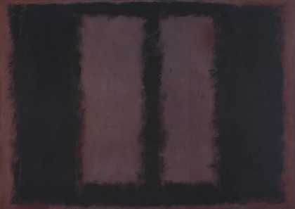 Mark Rothko, Black on Maroon 1958