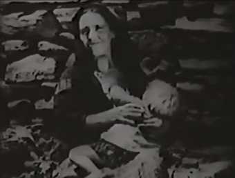 Luis Buñuel Land Without Bread 1933 (film still) mother and child