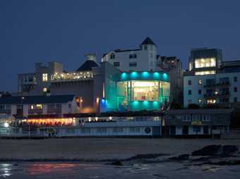 Tate St Ives at night