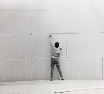 Installation view of the exhibition Larry Bell/Robert Irwin/Doug Wheeler, Tate Gallery, London, 1970