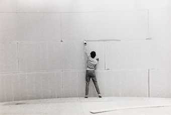 Installation view of the exhibition Larry Bell / Robert Irwin / Doug Wheeler, Tate Gallery, London, 1970