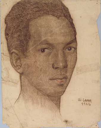 Image of Wifredo Lam's Self-Portrait from 1926
